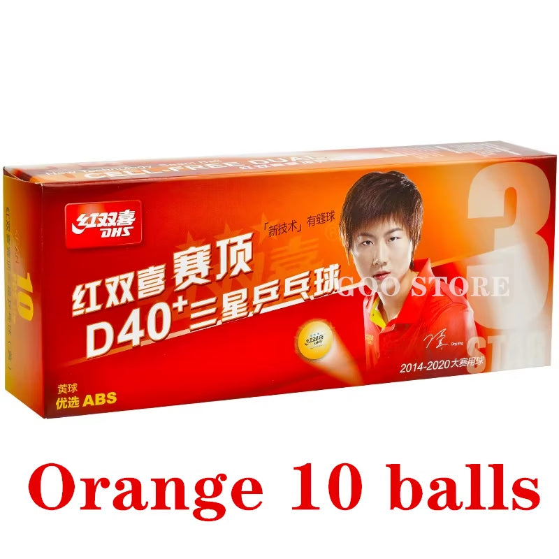 3-Star D40+ Table Tennis Balls 3 Star New Material 3-Star Seamed ABS Balls Plastic Poly Ping Pong Balls