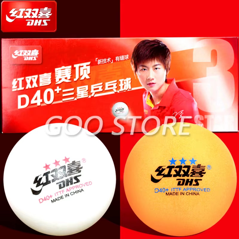 3-Star D40+ Table Tennis Balls 3 Star New Material 3-Star Seamed ABS Balls Plastic Poly Ping Pong Balls