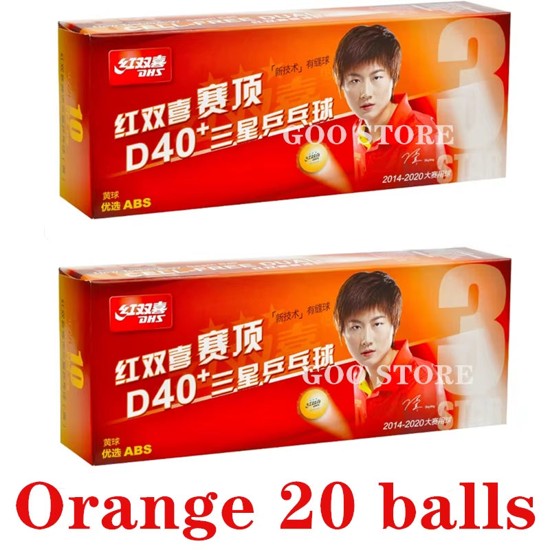 3-Star D40+ Table Tennis Balls 3 Star New Material 3-Star Seamed ABS Balls Plastic Poly Ping Pong Balls