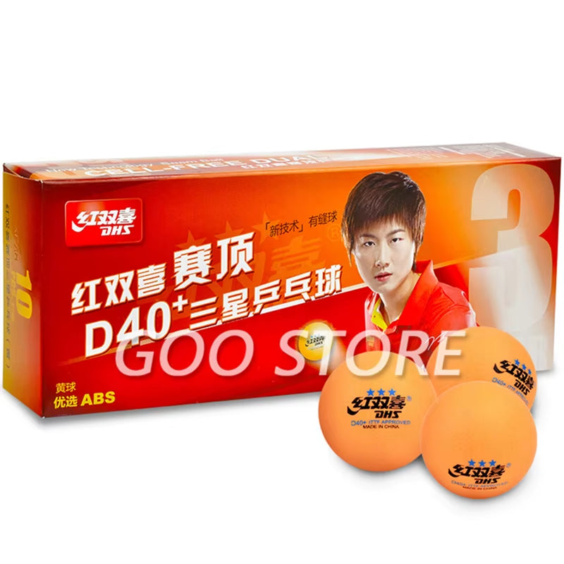 3-Star D40+ Table Tennis Balls 3 Star New Material 3-Star Seamed ABS Balls Plastic Poly Ping Pong Balls